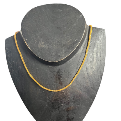 Fio de Senhora em Ouro Laminado 14K