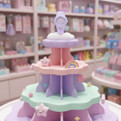 Relógio Mágico Unicorn Dream – Com Luzes LED Coloridas