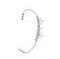 Brinco Cuff de Senhora com Zircônias em Cubo