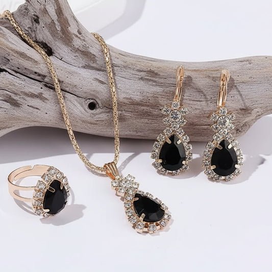 Conjunto Gala Noir – Elegância Atemporal em Cada Detalhe