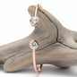 Pulseira Bangle Rose Gold Duo – Detalhes em Zircónia Premium