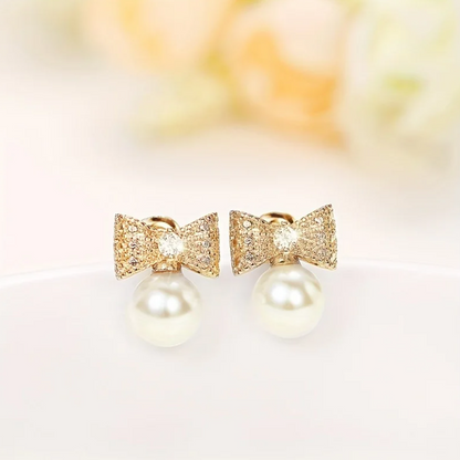 Brincos de Senhora em Ouro Laminado, Laço