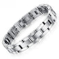 Pulseira de Homem em Aço Inoxidável, Terapia Magnética