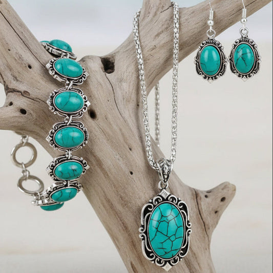 Conjunto Antique Turquoise: A Alma do Estilo Boémio no Seu Visual