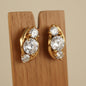 Argolas Pequenas em Ouro Laminado 14K Zircões