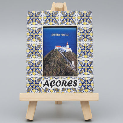 Íman de Azulejo Santa Maria – Farol de Gonçalo Velho (Maia)