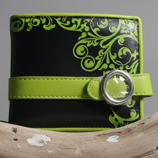 Carteira Espe "Blue/Green& Black" – Design Canadiano Original
