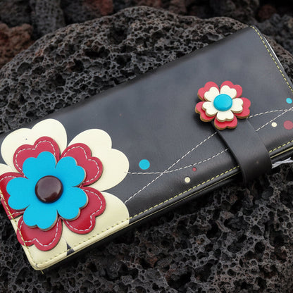 Carteira Espe "Floral Bloom" – Design Canadiano Original