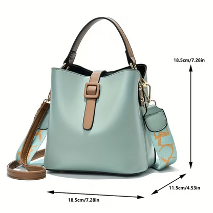Mala de Ombro Multifuncional – Design "Two-Tone".