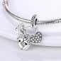 Breloque en argent sterling 925, bouledogue français