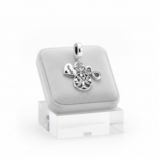 Conta em Prata 925, Árvore da Vida/Infinito/Família