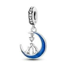 Conta em Prata 925, Gatos na Lua