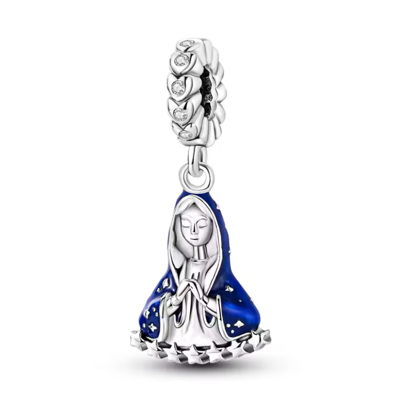 Conta em Prata 925, Virgem Maria