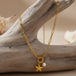Colar Pearl & Starfish em Aço 316L – Sofisticação Náutica de Luxo