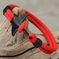 Pulseira Raia-Manta Red & Black – Coleção Mar e Vida