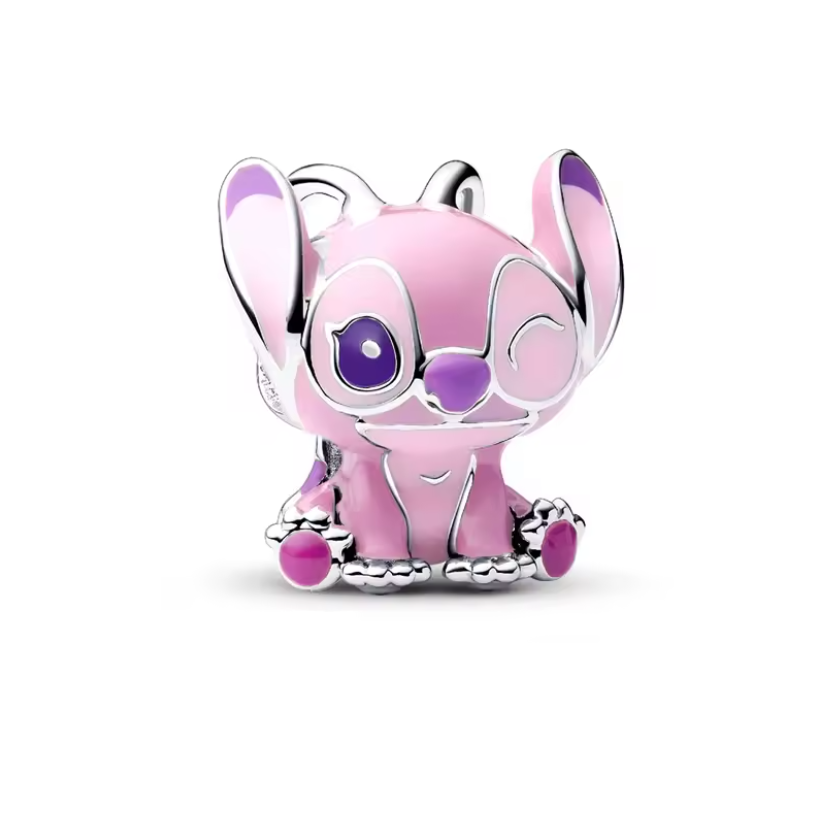 Conta em Prata 925, Angel Anjo de Lilo & Stitch, Disney