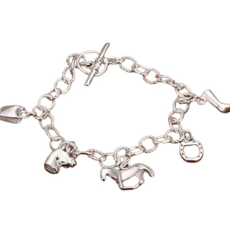 Pulseira de Senhora em Prata, Cavalo