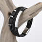 Pulseira Masculina Couro & Aço 316L - Santa Maria Edition