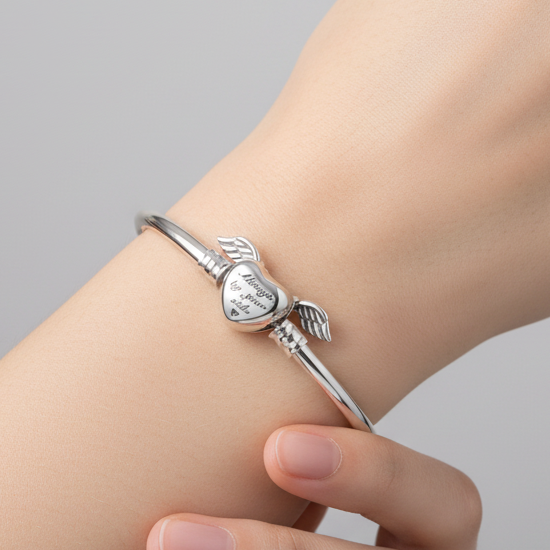 Pulseira "Always by Your Side" em Prata 925 – Um Símbolo de Amor Eterno