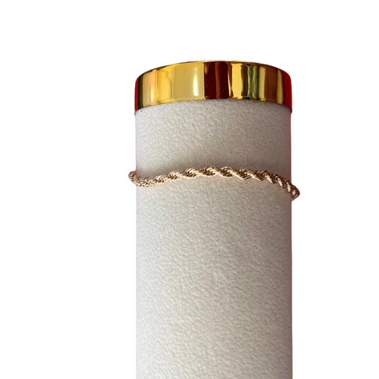 Pulseira de Senhora em Fantasia, Corda Entrelaçada