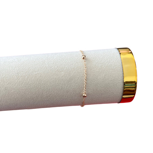 Pulseira de Senhora em Fantasia, Fio com Bolas Pequenas