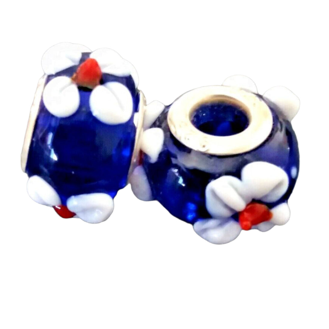 Conta de Murano e Prata 925