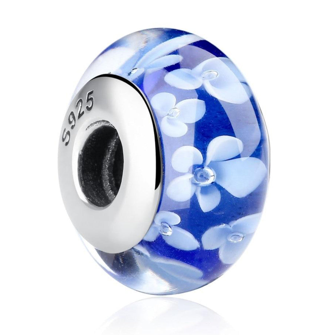 Conta de Murano e Prata 925