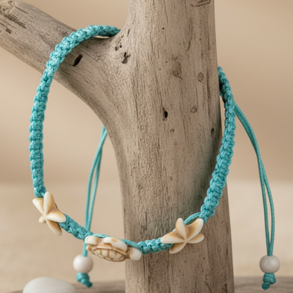 Tornozeleira Boho Tartaruga – O Acessório Indispensável
