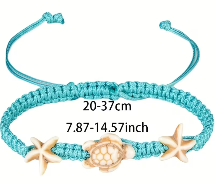 Tornozeleira Boho Tartaruga – O Acessório Indispensável