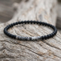 Bracelet avec pierres onyx mélangées