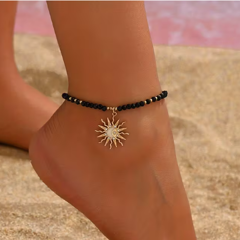Conjunto Boho Sun – A Energia do Sol com a Elegância do Vidro Preto