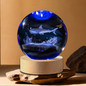 Esfera de Cristal 3D Tubarão-Baleia – O Gigante Gentil no Seu Quarto