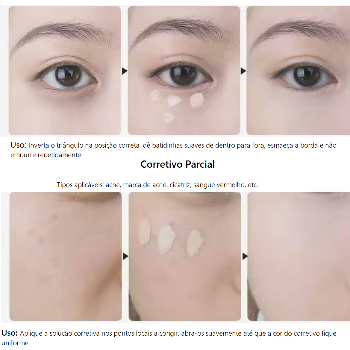 Creme Lameila Corretivo Facial Cor Marfim