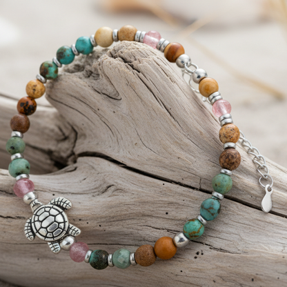 Pulseira "Travel Turtle" – O Seu Amuleto de Proteção em Cada Jornada
