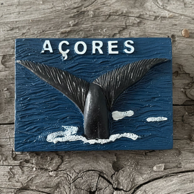 Íman Whale Tail 3D Açores – O Gigante do Atlântico