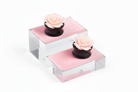 Écarteurs d'Oreille, Fleur Rose