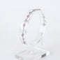 Bracelet pour Femme en Cuivre, Cœur avec Zircons Roses