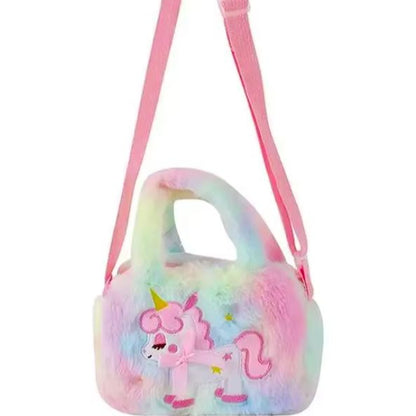 Bolsa TiraColo Peluda Unicórnio