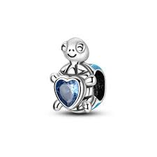 Perle en Argent 925, Gouvernail ET Tortue